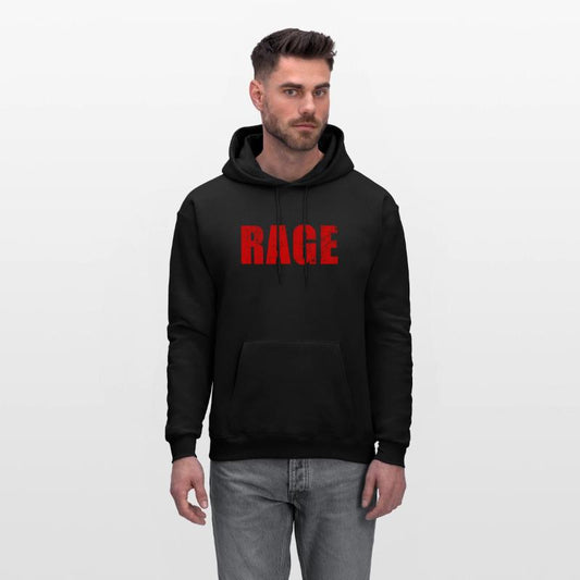 Rage Large Letter Red Text