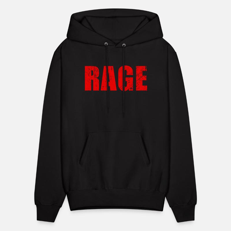 Rage Large Letter Red Text