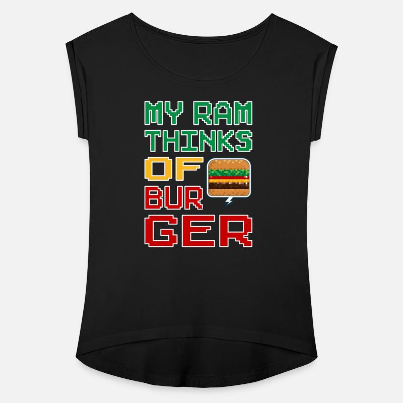 RAM Brain Pixel Hamburger Cheeseburger