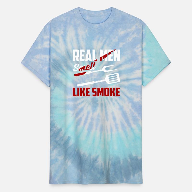 Real Men Smell Like Smoke Smoker BBQ Grilling