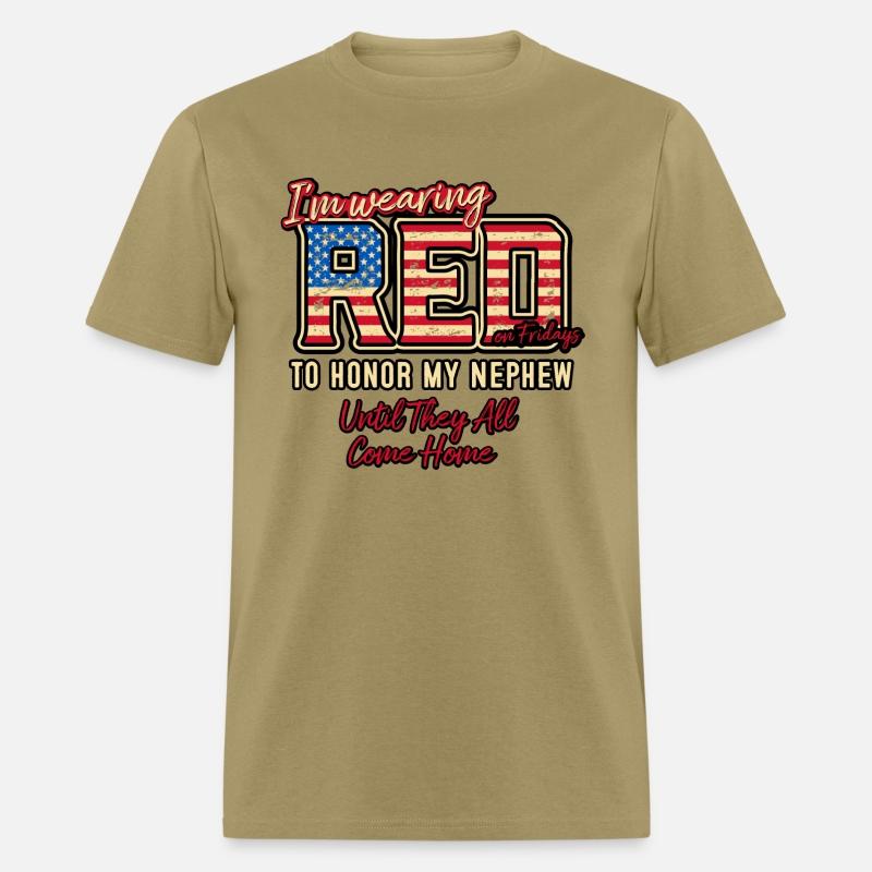 Red Friday's USA Soldier Nephew Family Patriotic