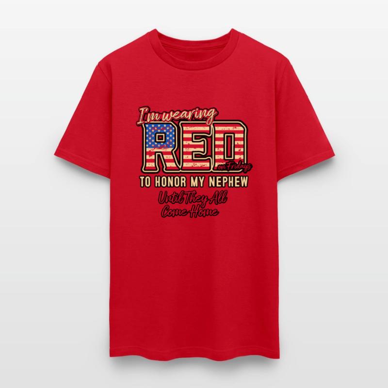 Red Friday's USA Soldier Nephew Family Patriotic