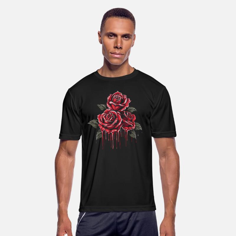 Red Rose Goth Cool