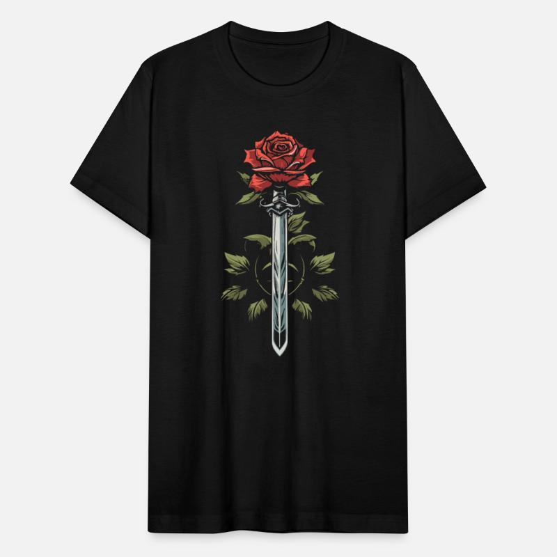 Red Rose Goth Sword