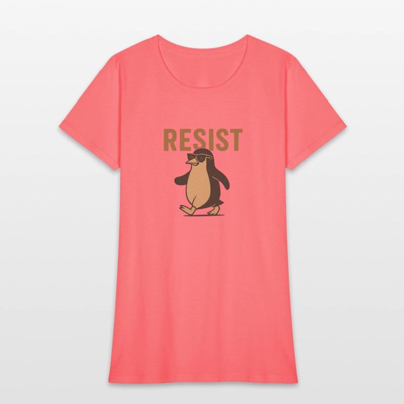 Resist Penguin Activism - Funny Protest Graphic