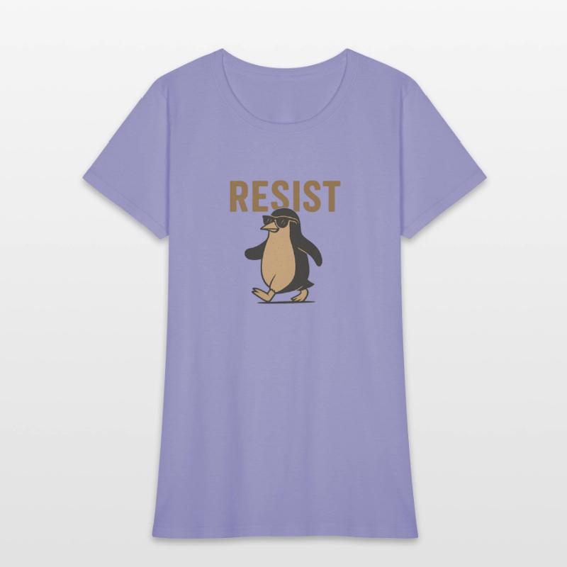 Resist Penguin Activism - Funny Protest Graphic