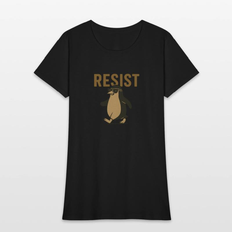 Resist Penguin Activism - Funny Protest Graphic