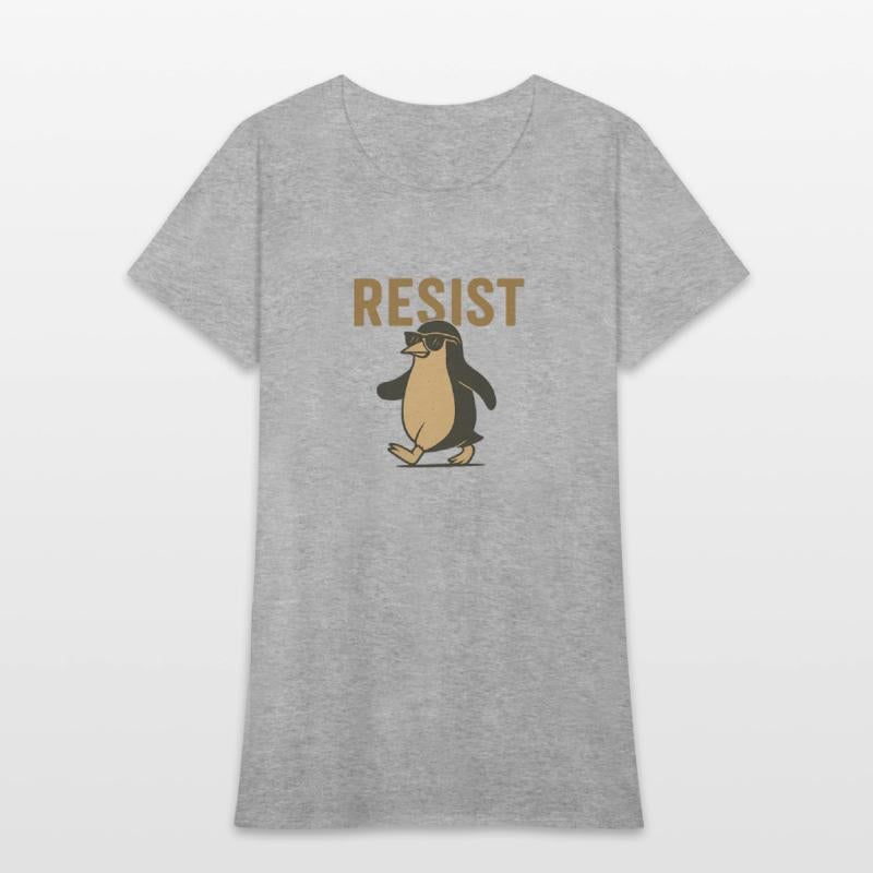 Resist Penguin Activism - Funny Protest Graphic