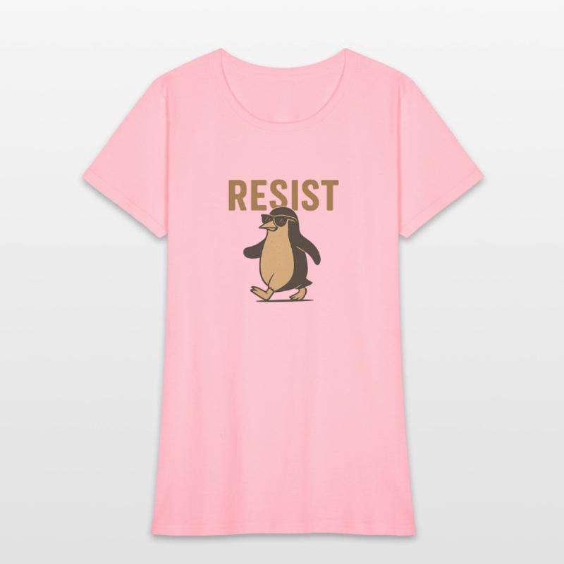 Resist Penguin Activism - Funny Protest Graphic