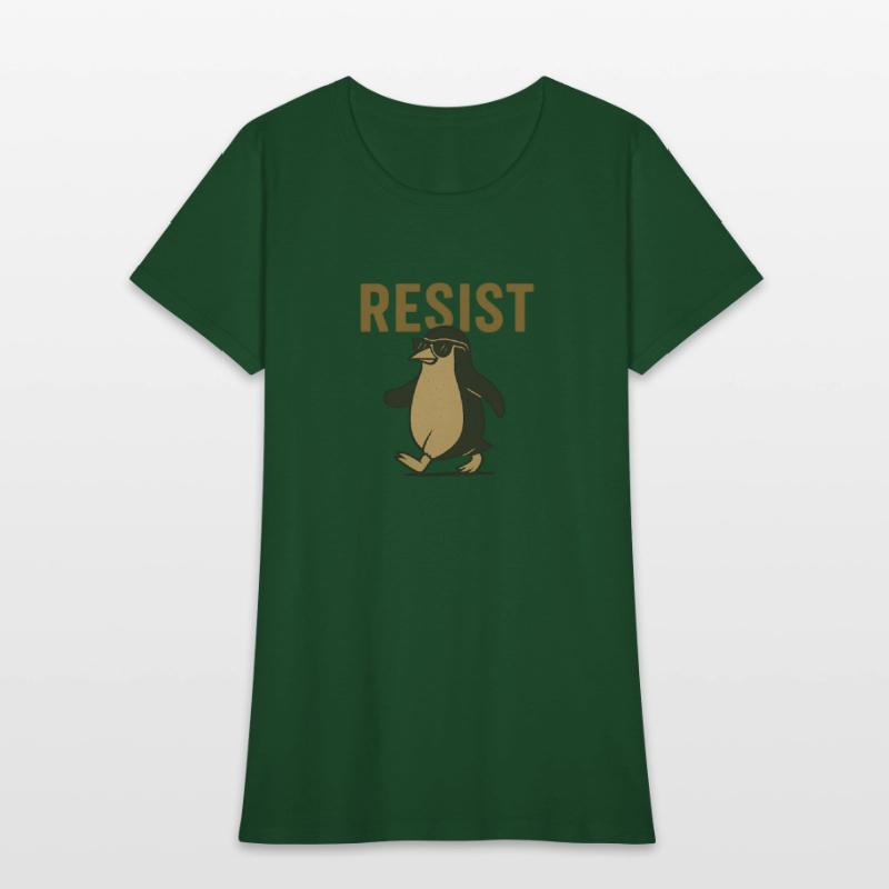 Resist Penguin Activism - Funny Protest Graphic