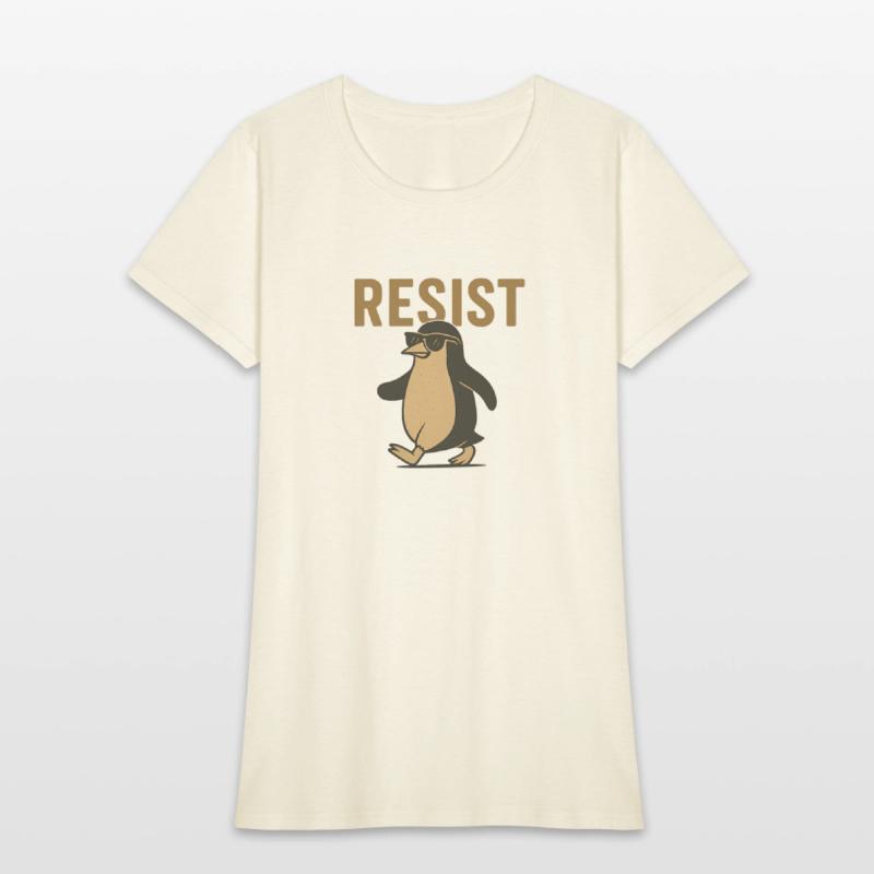 Resist Penguin Activism - Funny Protest Graphic