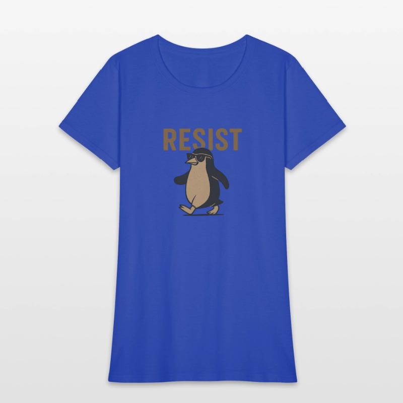 Resist Penguin Activism - Funny Protest Graphic