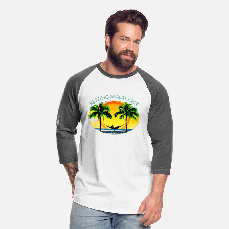 Resting Beach Face Funny Beach Summer Vacation