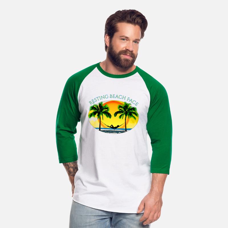 Resting Beach Face Funny Beach Summer Vacation