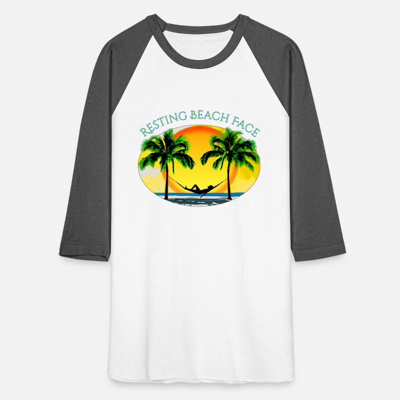 Resting Beach Face Funny Beach Summer Vacation