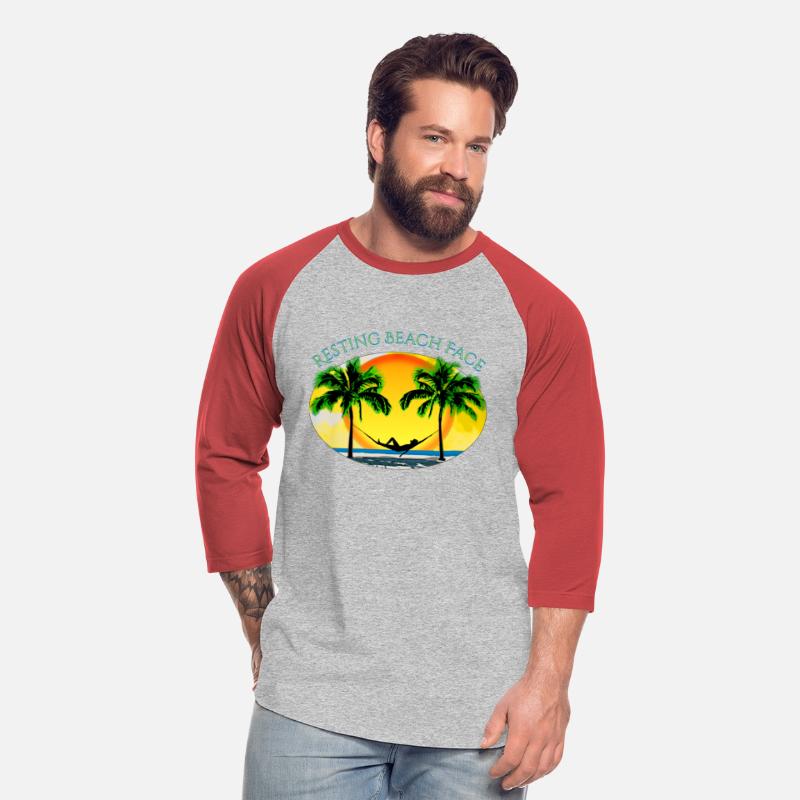 Resting Beach Face Funny Beach Summer Vacation