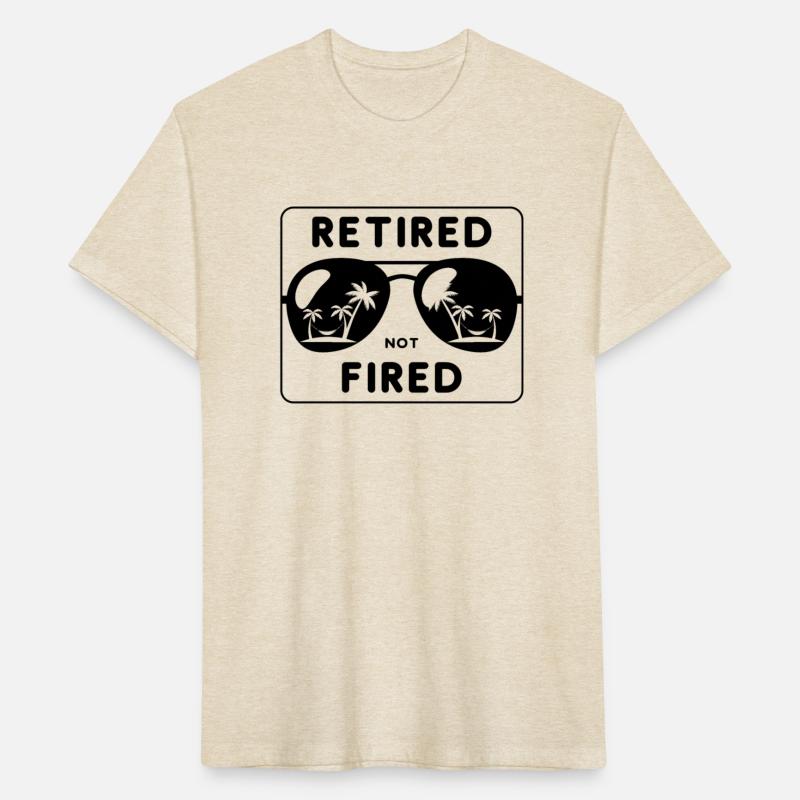 Retired Not Fired Sunglasses Palm Trees.