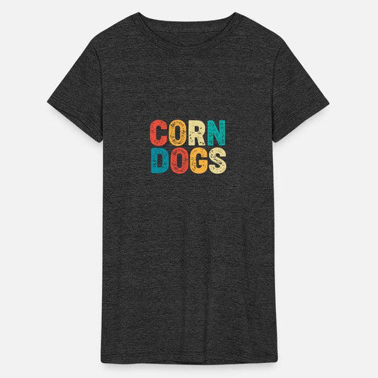 Retro Colorful Korean Fried Corn Dog Lover