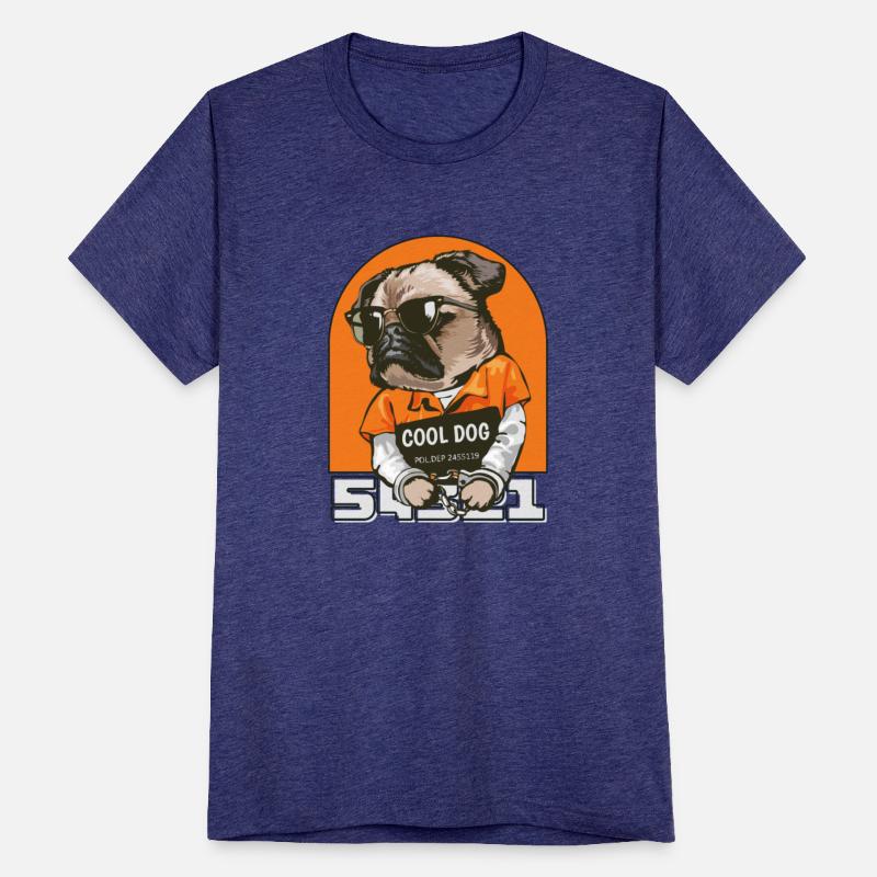 Retro Design of an attitude Dog. T-Shirt