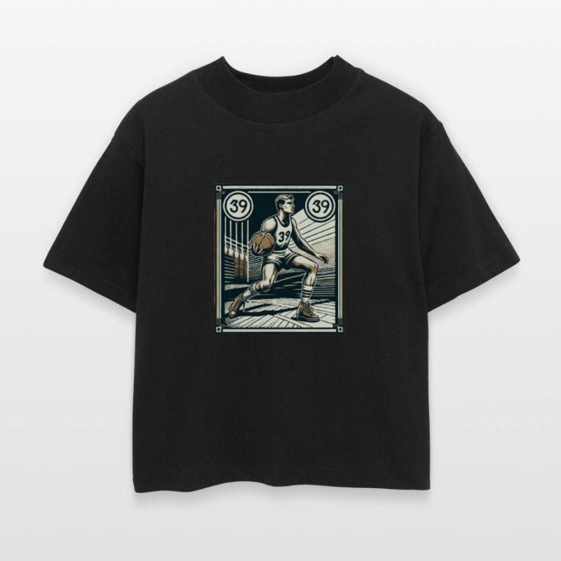 Retro Hoops - A Vintage Basketball Odyssey