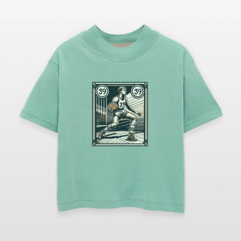 Retro Hoops - A Vintage Basketball Odyssey