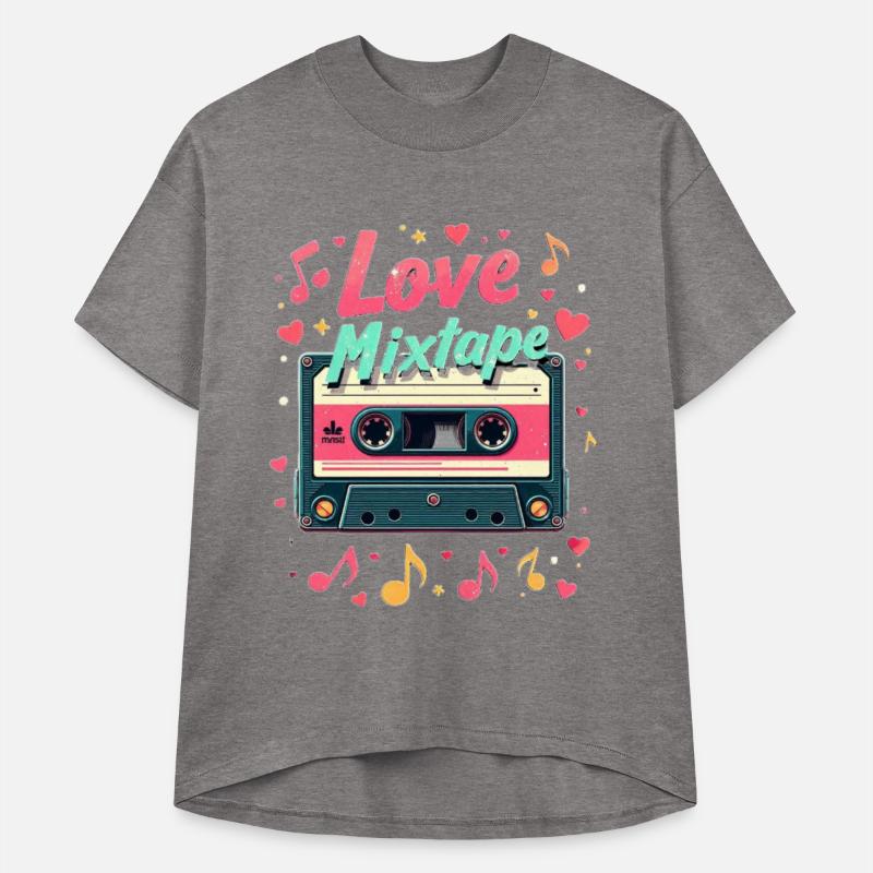 Retro Love Mixtape Cassette Art