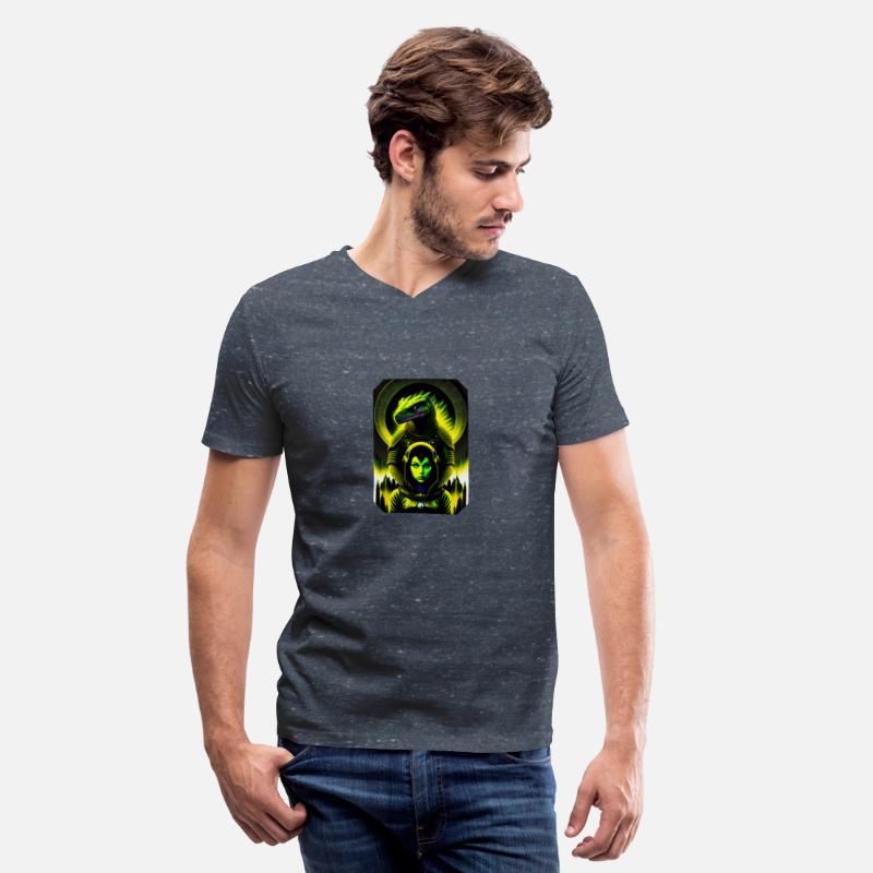 Retro Sci-Fi Reptilian Design Shirt! v8