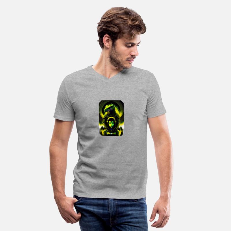 Retro Sci-Fi Reptilian Design Shirt! v8