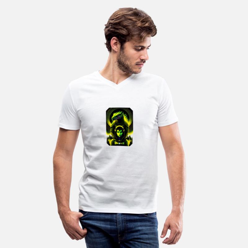 Retro Sci-Fi Reptilian Design Shirt! v8