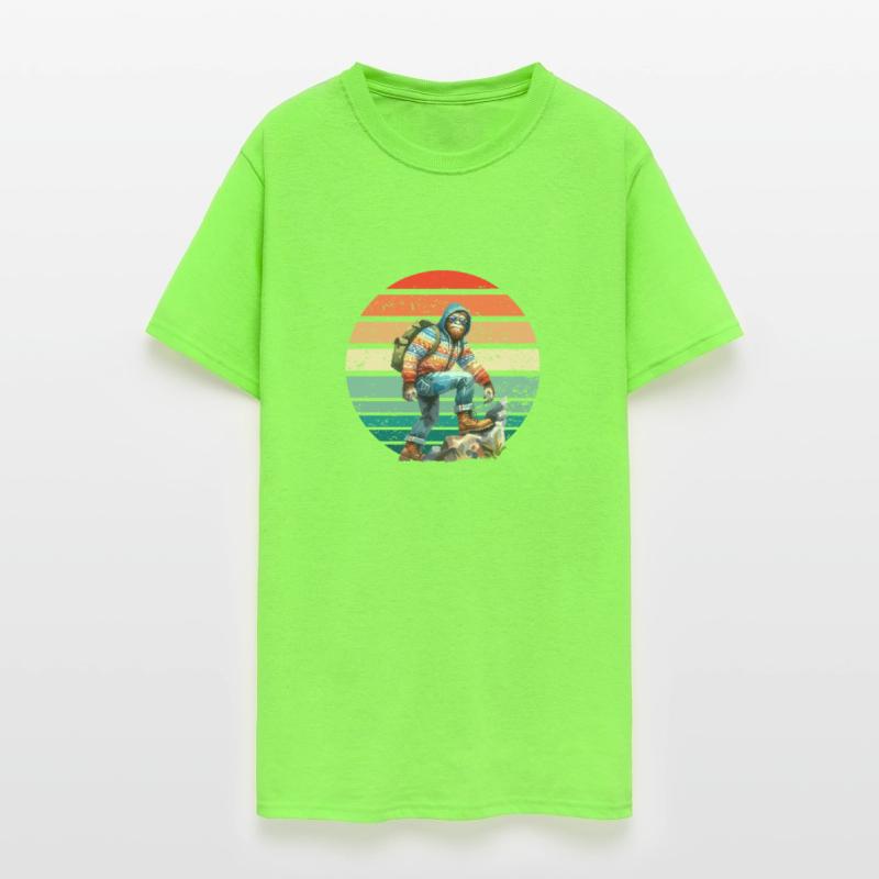 Retro Summit: Vintage-Inspired Hiking Adventure