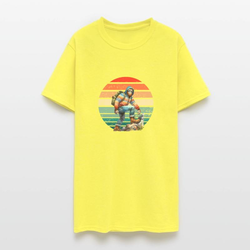 Retro Summit: Vintage-Inspired Hiking Adventure