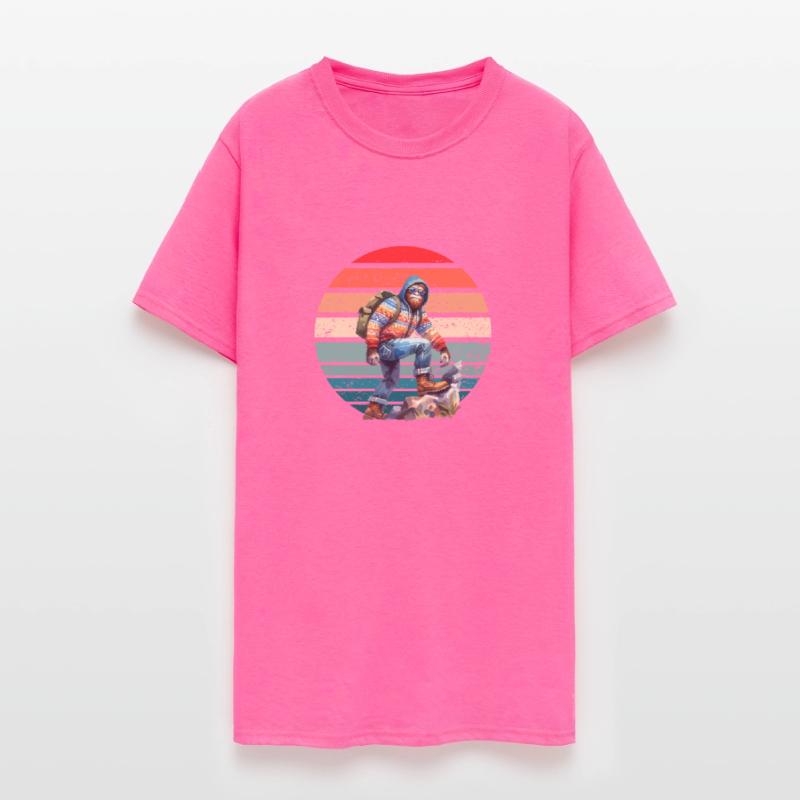 Retro Summit: Vintage-Inspired Hiking Adventure