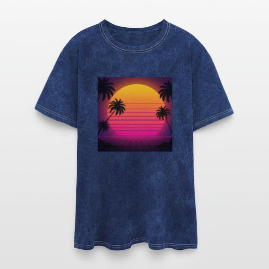 Retro Sunset with Palm Trees