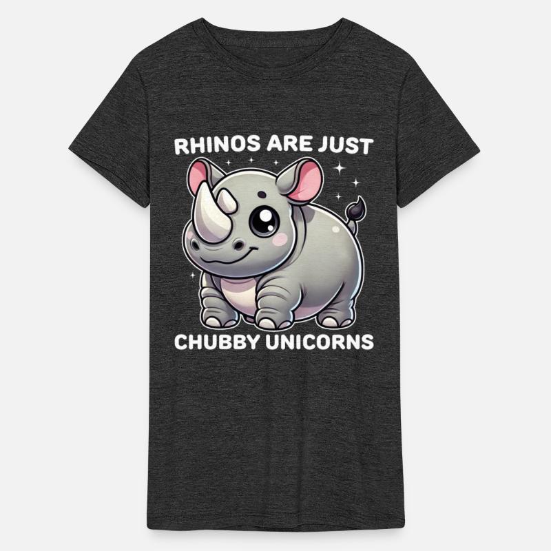 Rhinos Are Just Chubby Unicorns Funny Rhino Cute