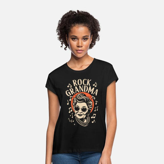 Rock Grandma Rocker Grandmother Music Lover