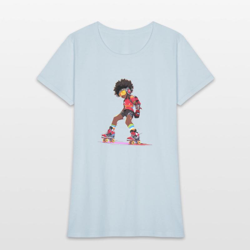 Roller Skating Afro Kids Roller Skates African