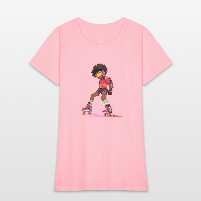Roller Skating Afro Kids Roller Skates African