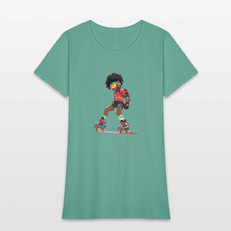 Roller Skating Afro Kids Roller Skates African