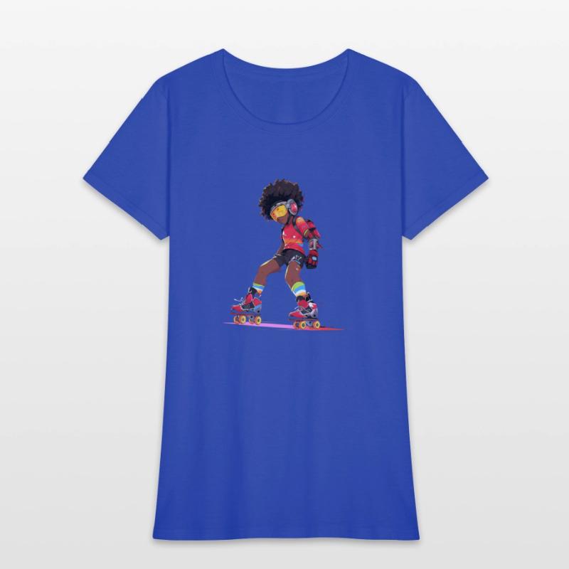 Roller Skating Afro Kids Roller Skates African