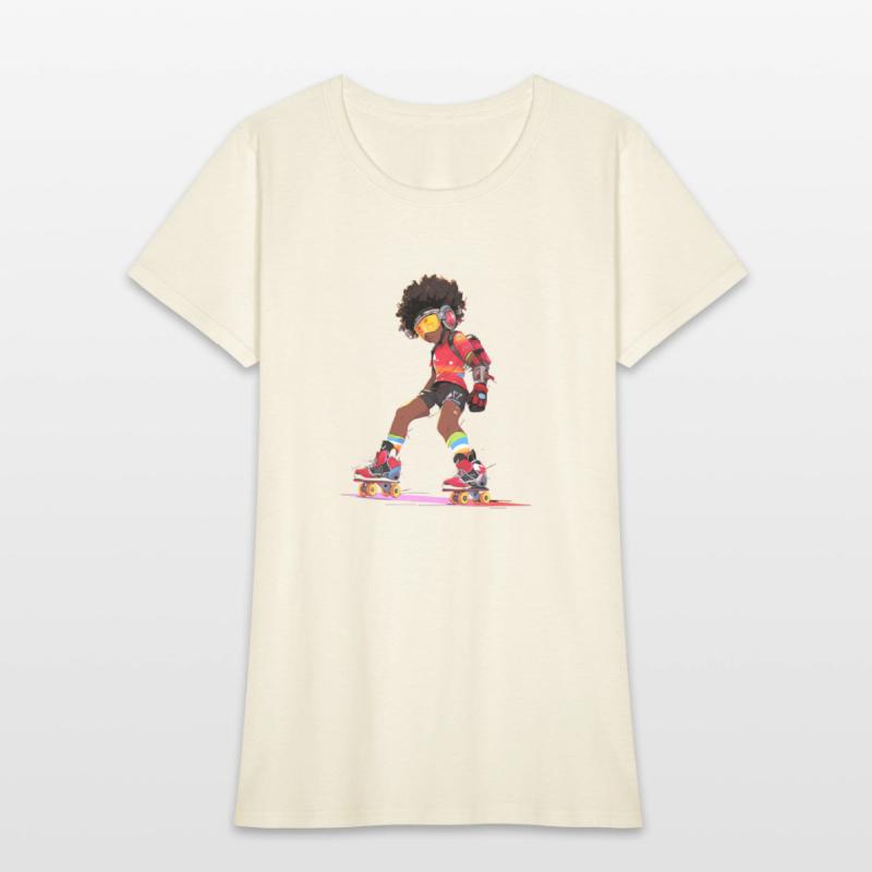 Roller Skating Afro Kids Roller Skates African
