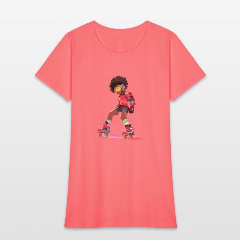 Roller Skating Afro Kids Roller Skates African