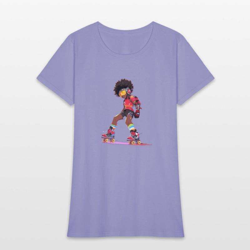 Roller Skating Afro Kids Roller Skates African