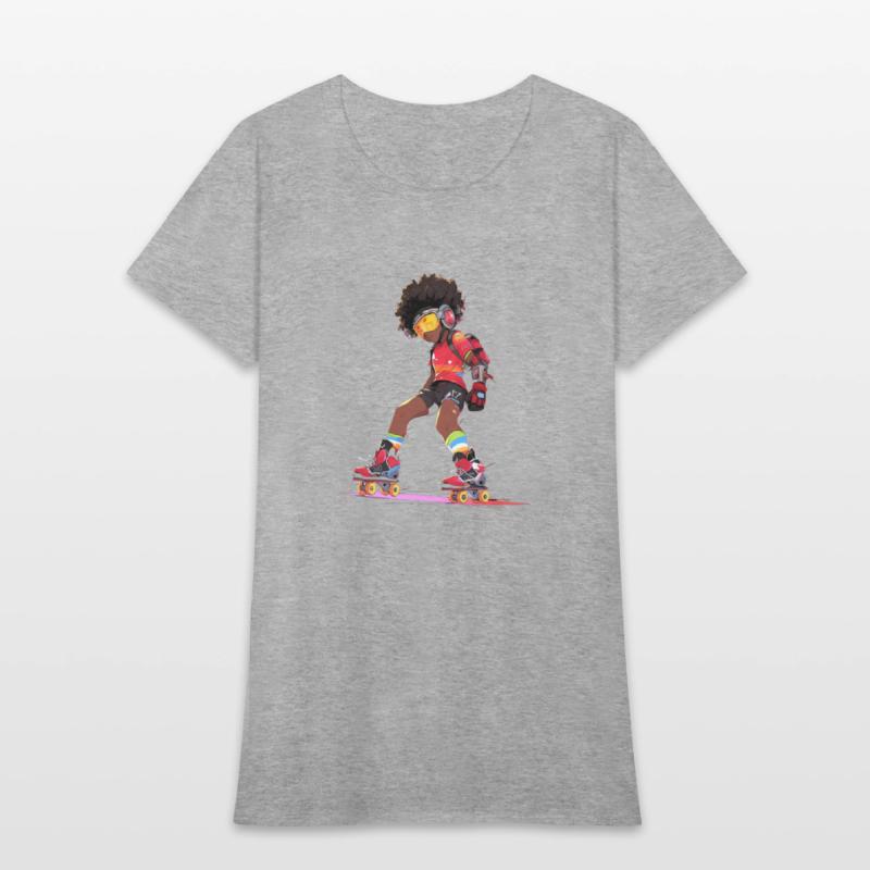 Roller Skating Afro Kids Roller Skates African