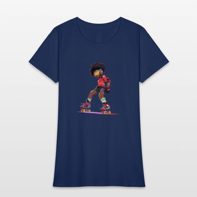 Roller Skating Afro Kids Roller Skates African