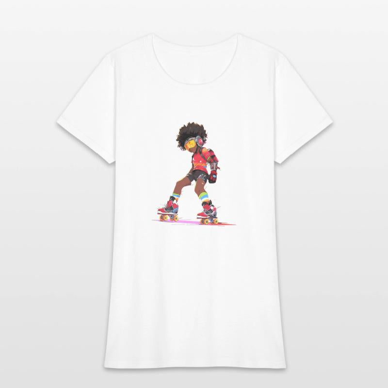 Roller Skating Afro Kids Roller Skates African