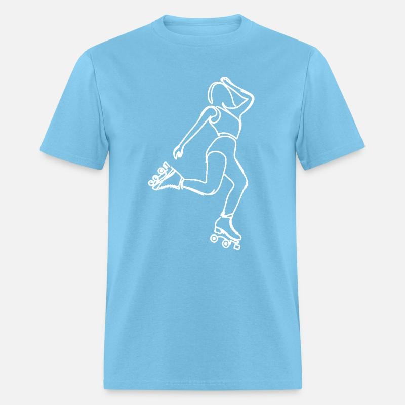 Roller Skating Girl Drawing