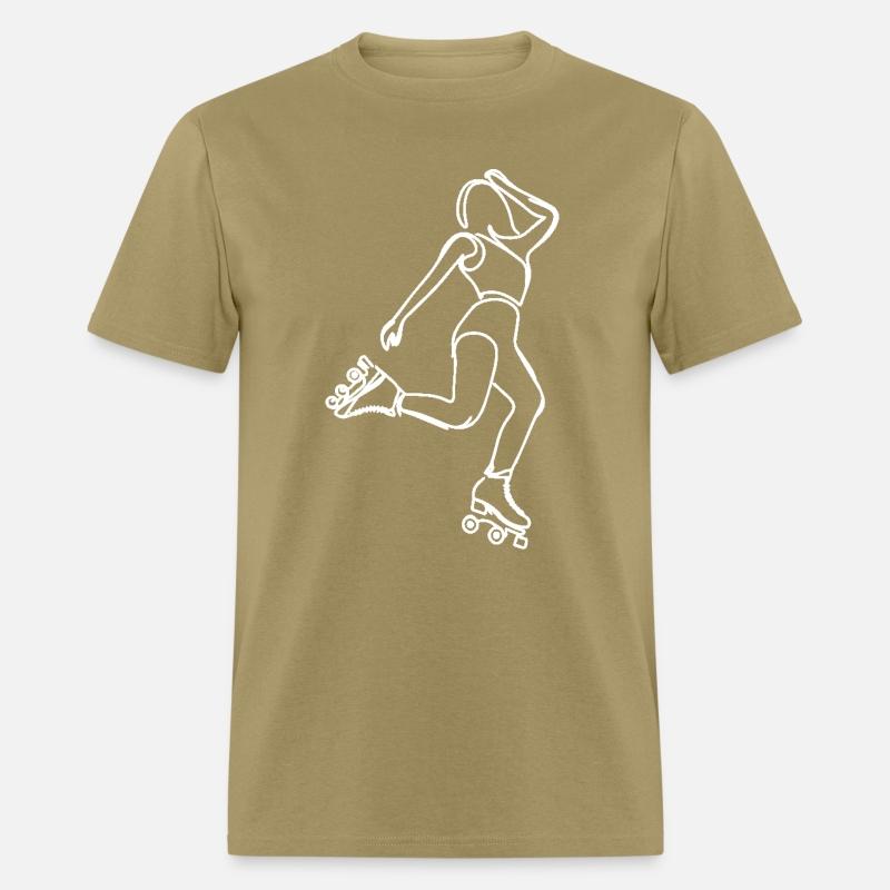 Roller Skating Girl Drawing