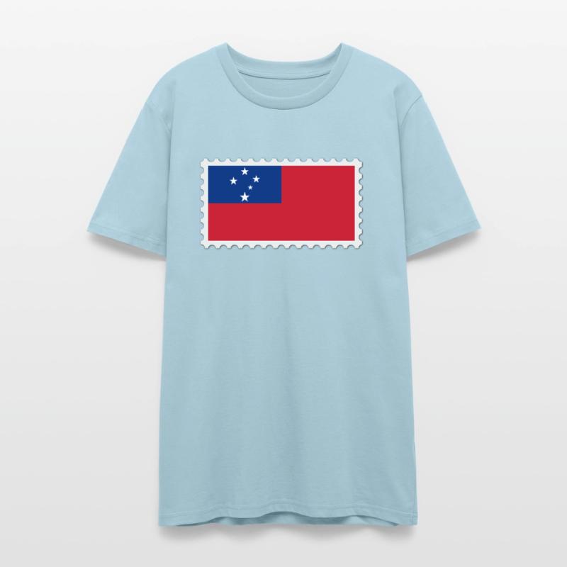 Samoa flag stamp