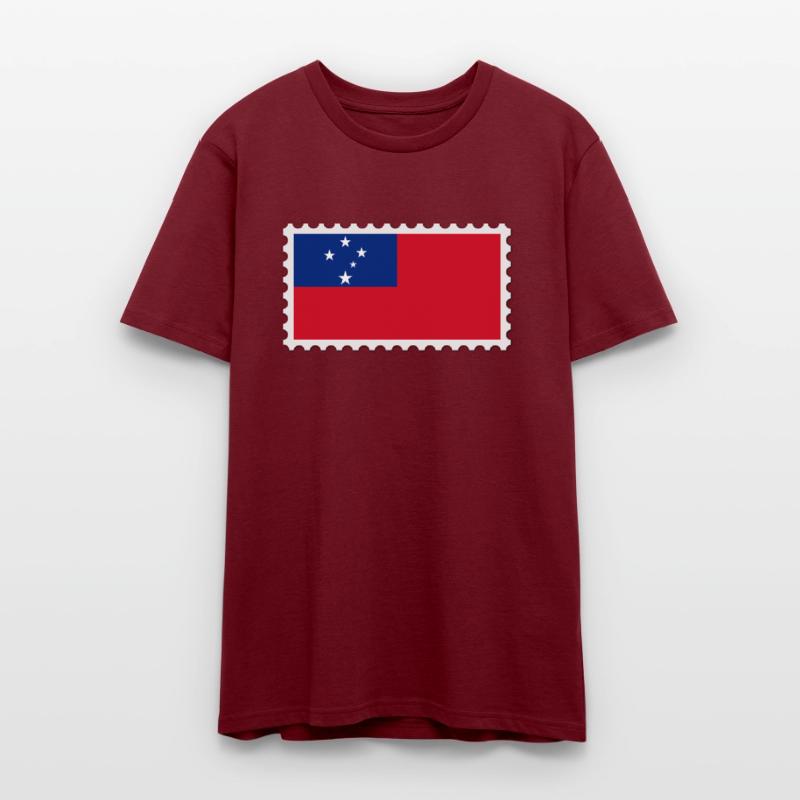Samoa flag stamp