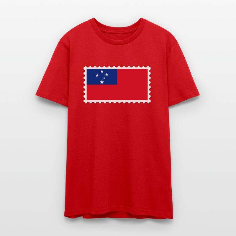 Samoa flag stamp